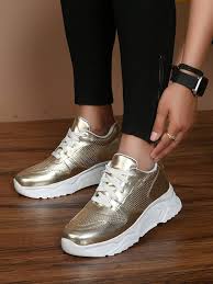gold shoes for women
