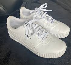 puma white shoes